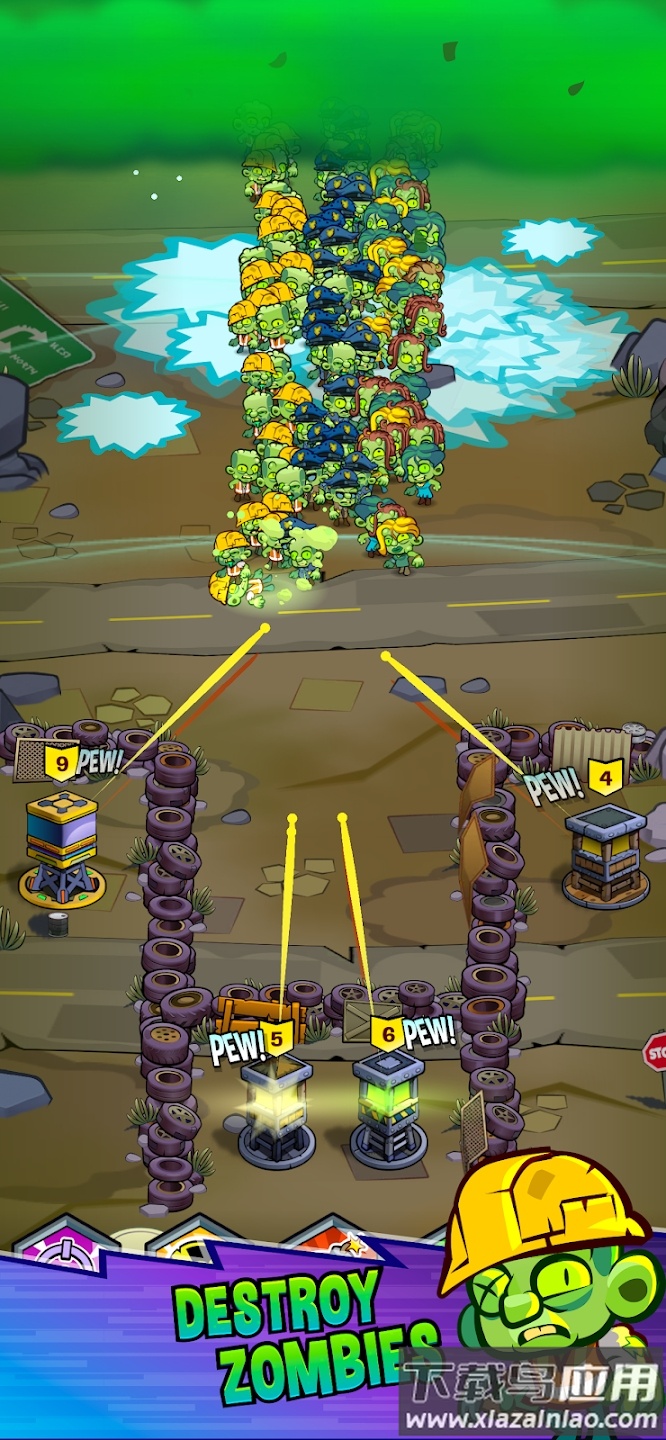 僵尸防御TD截图