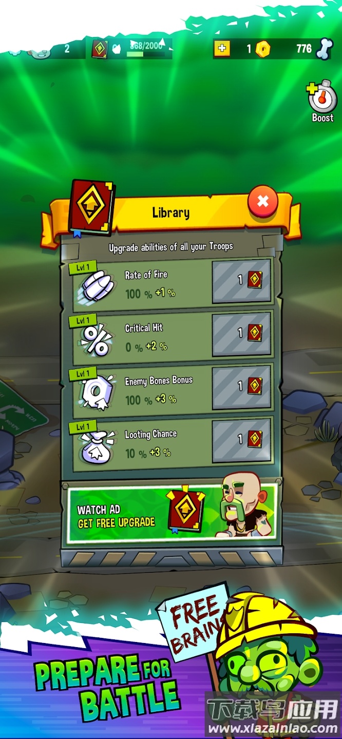 僵尸防御TD截图