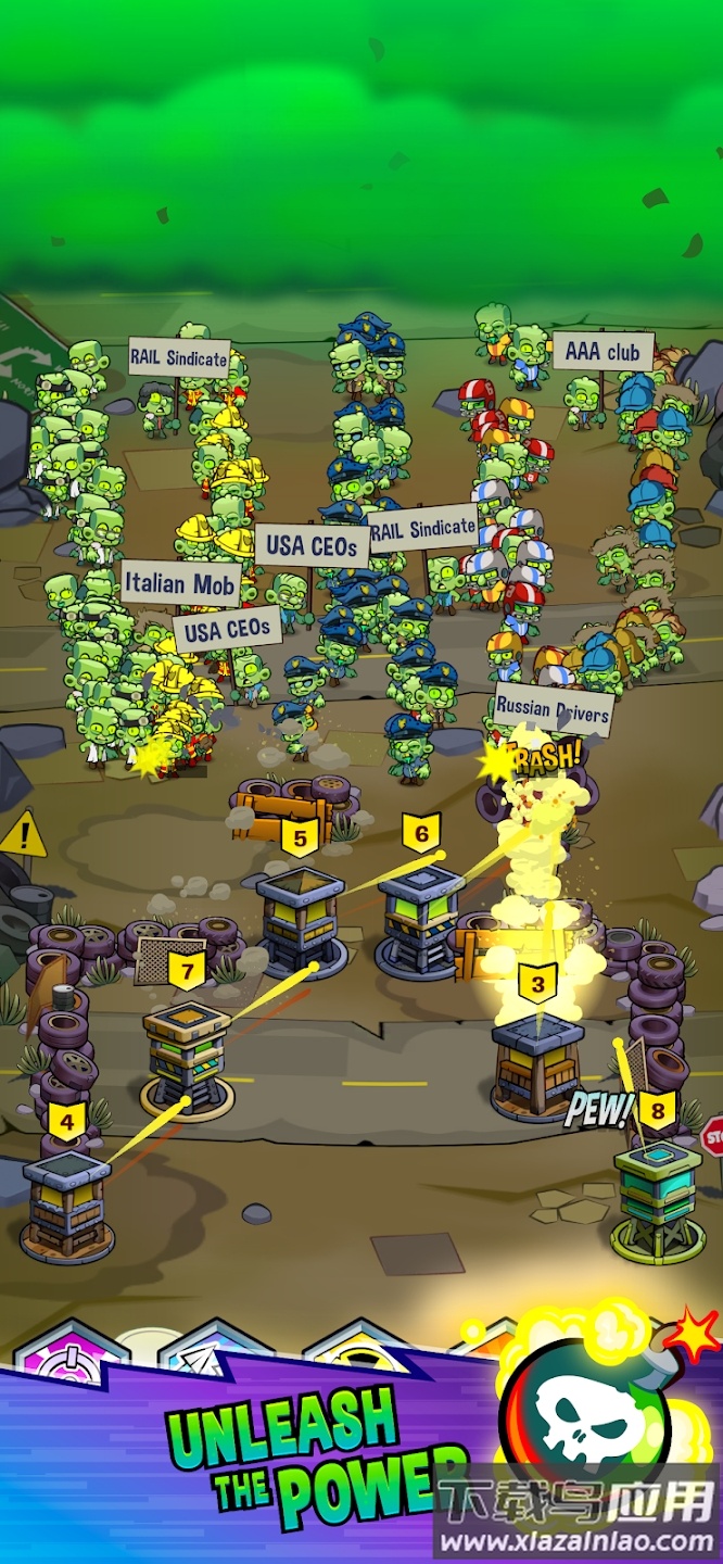 僵尸防御TD截图