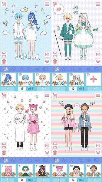 卡哇伊女孩换装正版最新版截图3