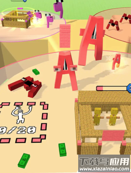 字母塔防大作战游戏