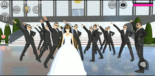 樱花校园模拟器衣服全部解锁版最新版截图2