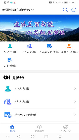 新疆政务服务网手机app(新服办)截图2