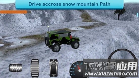 雪地越野巡逻游戏下载(Snow Offroad Parrolling)截图2