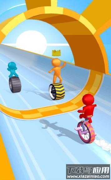 涡轮速滑竞赛游戏下载(Skater Race)最新版截图1