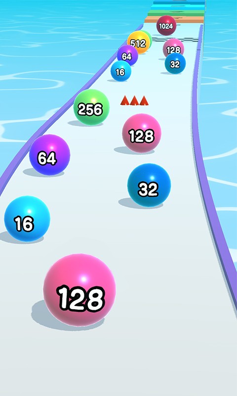 模拟球球向前冲手游最新版截图1