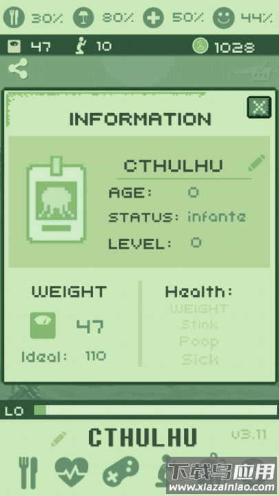 克苏鲁模拟宠物游戏(Cthulhu Virtual Pet)最新版截图3
