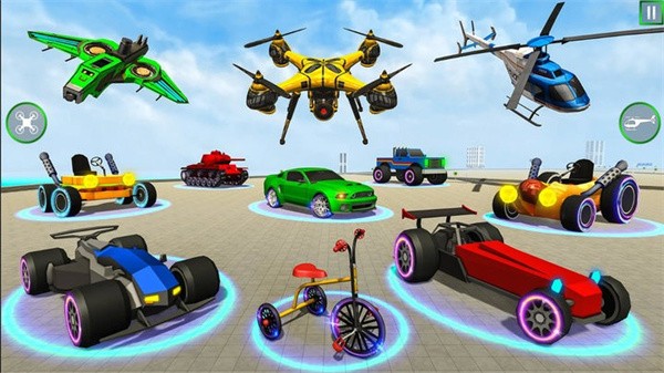 疯狂变形车超级机甲变身突袭最新版截图3