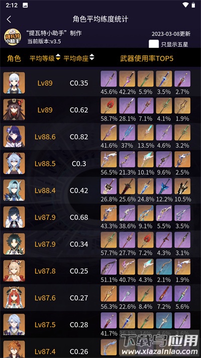 提瓦特小助手app官方下载截图2