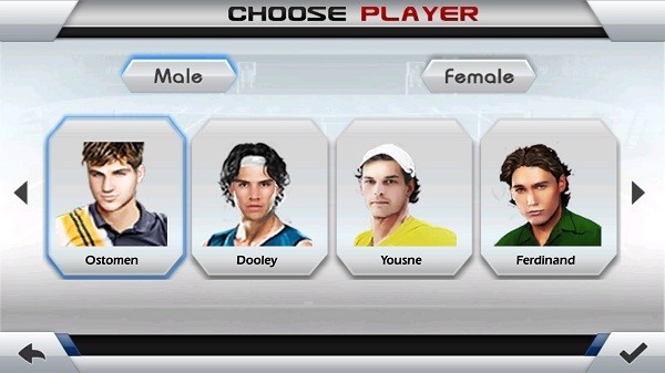 网球3D游戏手机版(tennis 3d)截图2