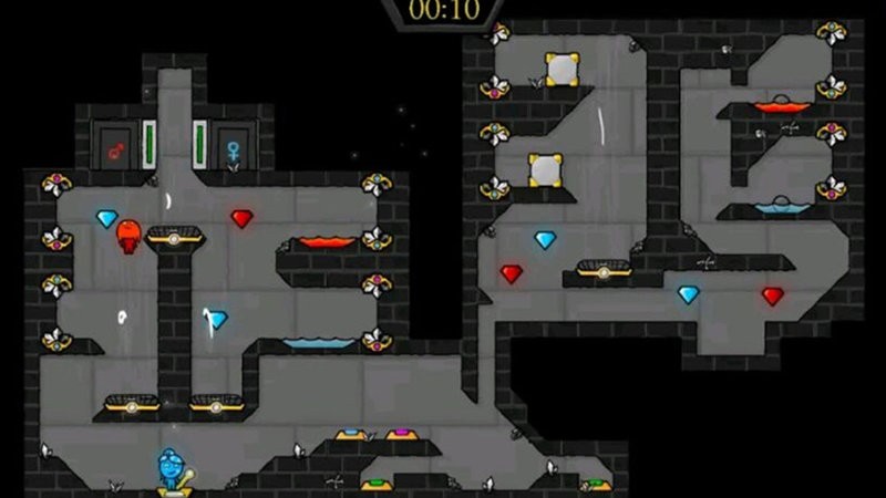 红蓝冰火人闪翼双星手游