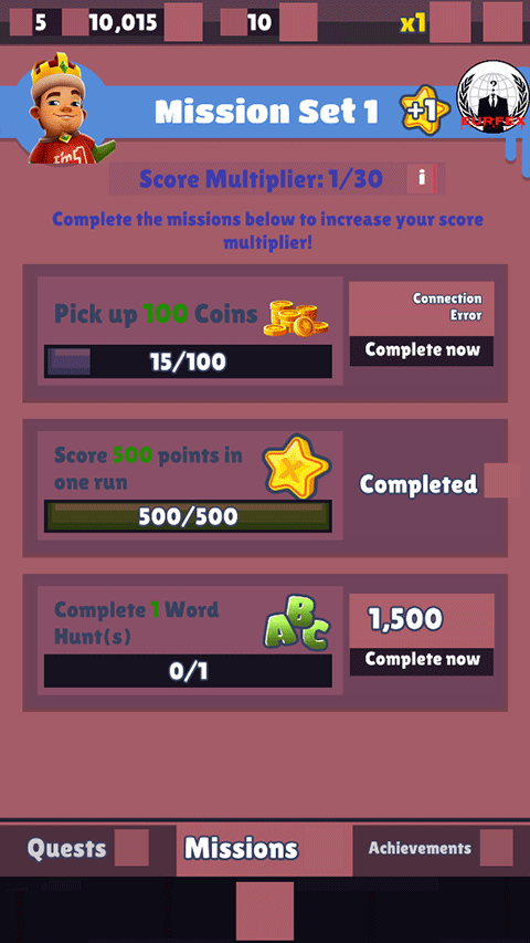 地铁跑酷暗红双旦十次郎制作版最新版截图3