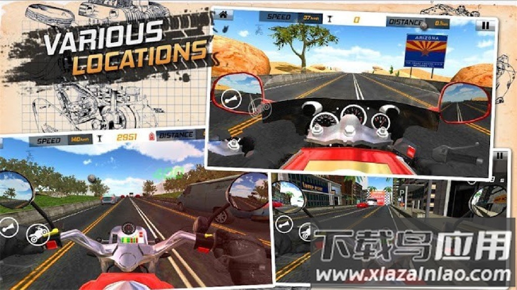 交通骑手公路赛Traffic Rider: Highway Race截图4