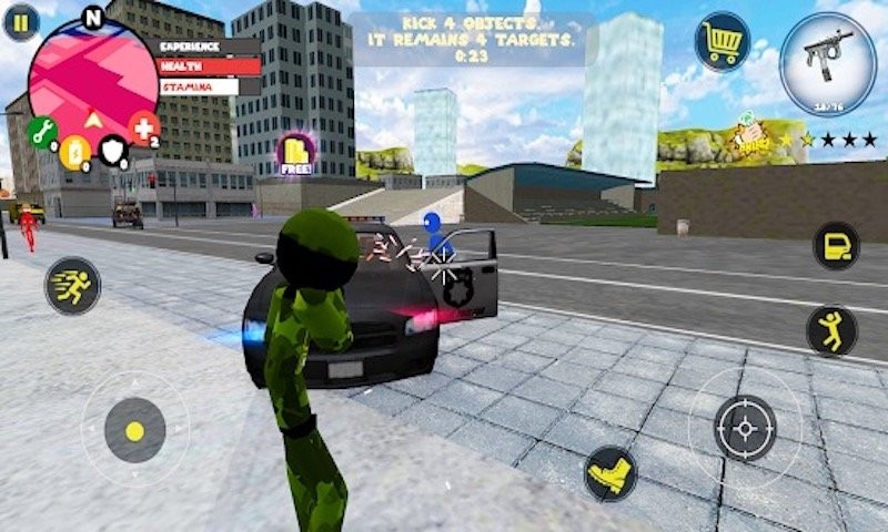 火柴人城市绳索英雄最新版最新版截图1