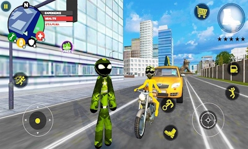 火柴人城市绳索英雄最新版最新版截图3