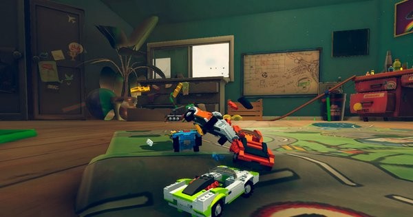 积木碰撞汉化版(Blocky Toy Car Crash)截图1