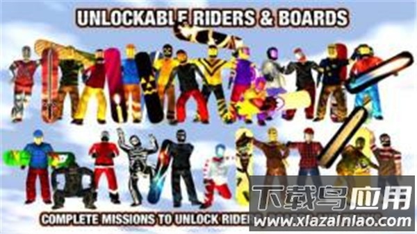 疯狂的滑雪游戏下载(Crazy Snowboard)截图1