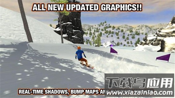 疯狂的滑雪游戏下载(Crazy Snowboard)截图2
