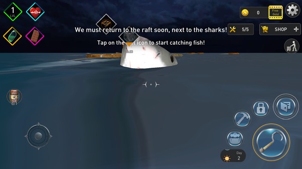 木筏求生海洋模拟汉化最新版截图2