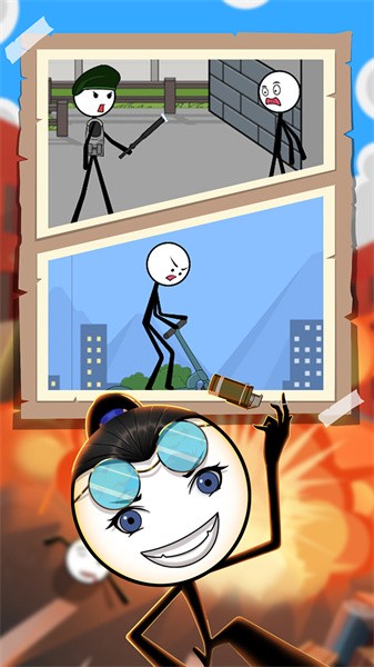 火柴人吃鸡日记3小游戏最新版截图2