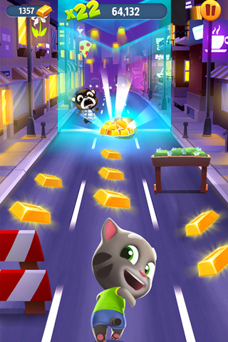 汤姆猫跑酷无限金币钻石版最新版截图2