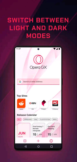 Opera GX安卓版截图4