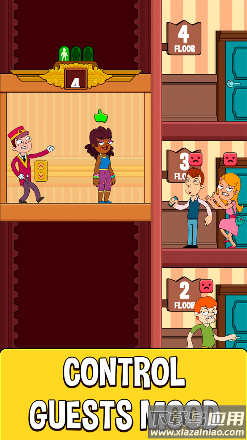 酒店电梯模拟器游戏(Hotel Elevator: Lift simulator)最新版截图3