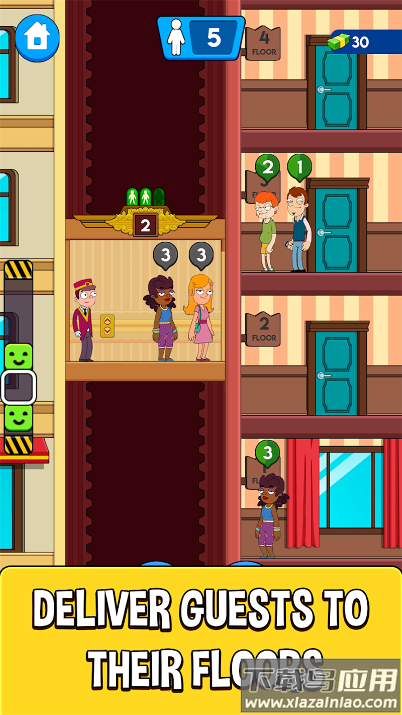 酒店电梯模拟器游戏(Hotel Elevator: Lift simulator)最新版截图4