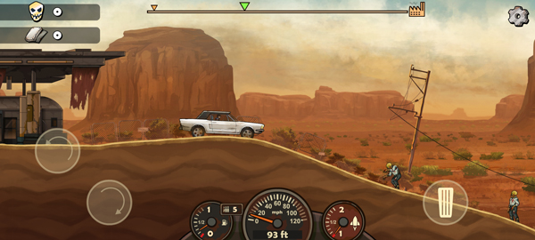 战车撞僵尸地牢手机版(Earn to Die Rogue)截图4