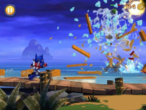 愤怒的小鸟变形金刚破解版无限钻石版