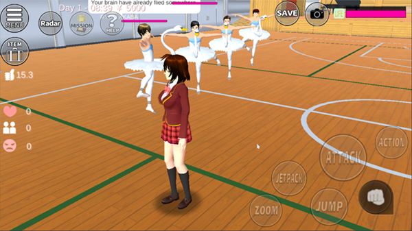 樱花校园英文版最新版2025(SAKURA SchoolSimulator)最新版截图5