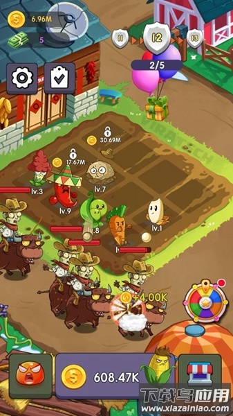 农场僵尸战争游戏下载安装(Farm Zombie War)最新版截图4