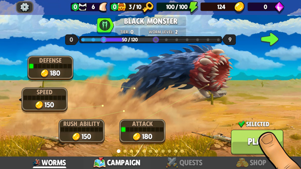 死亡蠕虫游戏最新版(Death Worm)