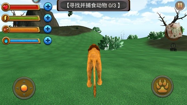 荒野动物狮子模拟手游截图4