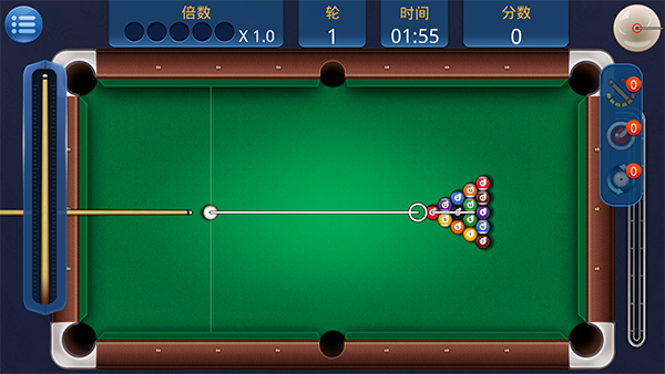 桌球大师挑战赛中文版截图3