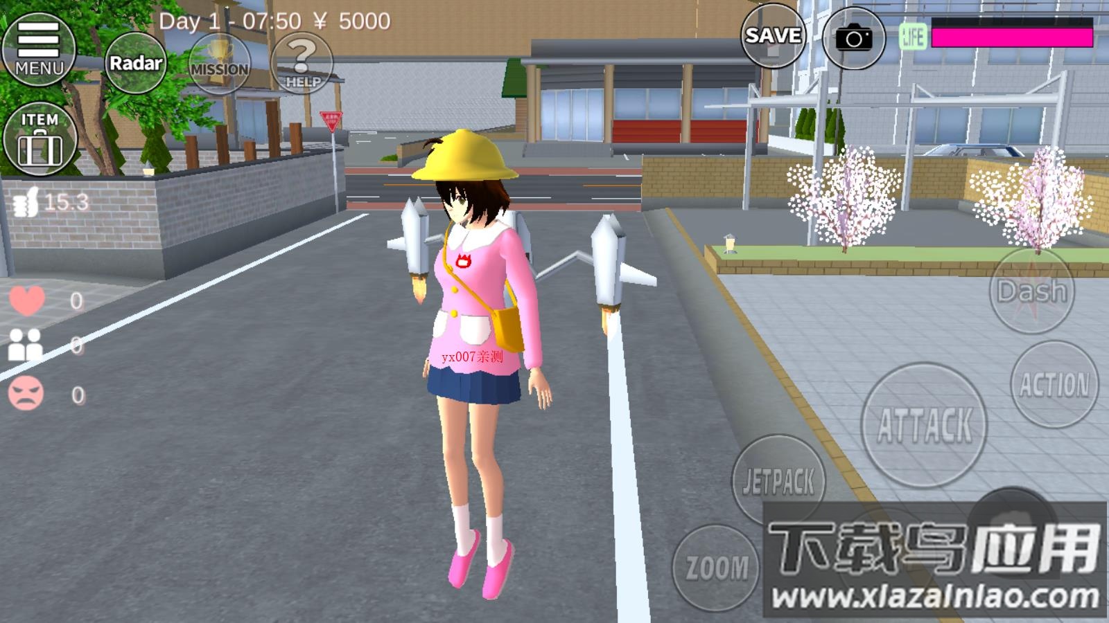 樱花校园模拟器英文版SAKURA SchoolSimulator截图