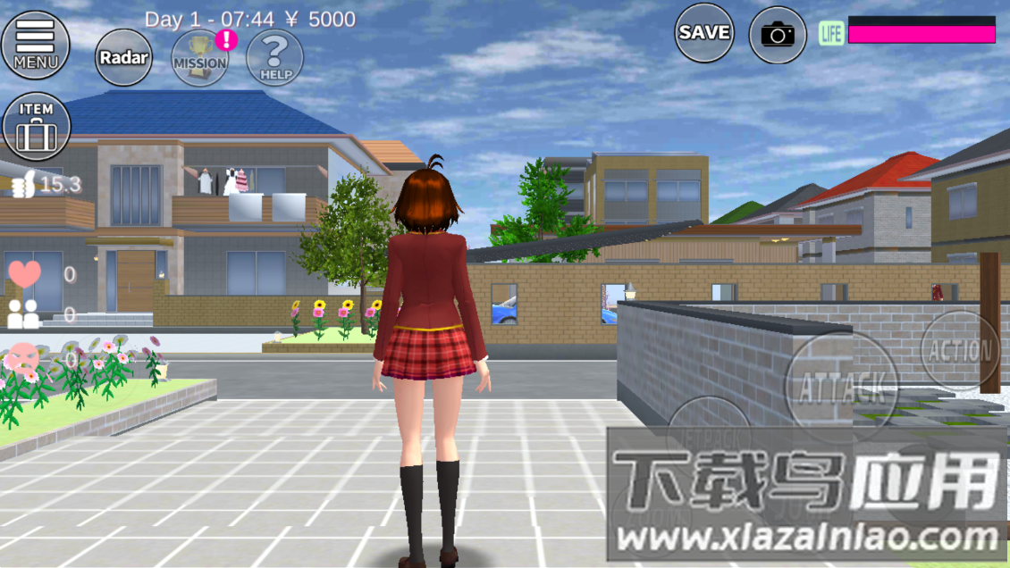 樱花校园模拟器正版中文无广告版(SAKURA SchoolSimulator)最新版截图2