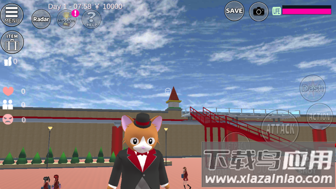 樱花校园模拟器正版中文无广告版(SAKURA SchoolSimulator)最新版截图4