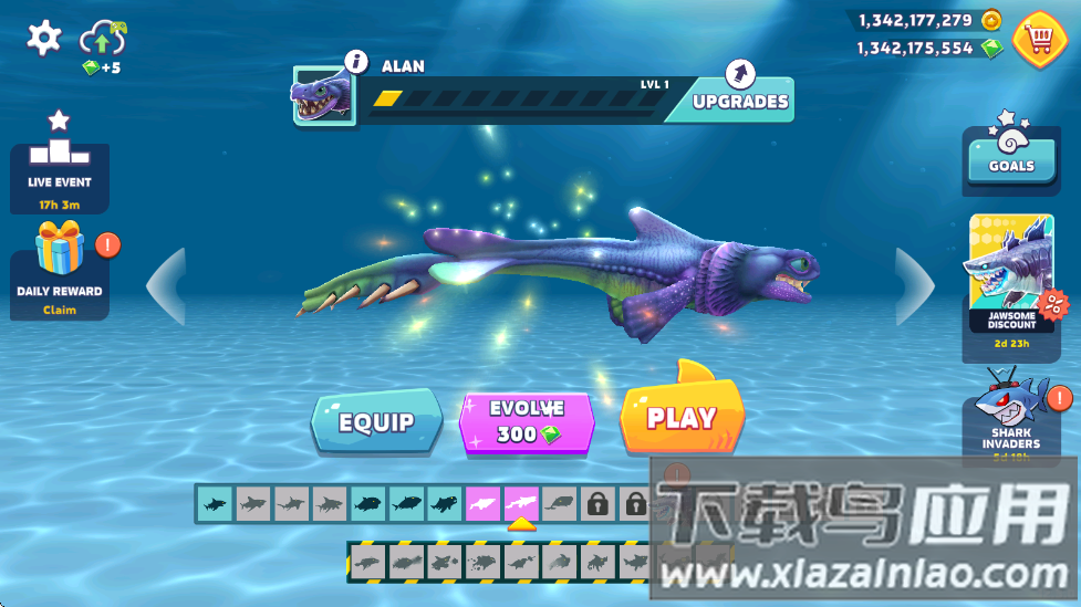 饥饿鲨进化无限金币无限钻石(Hungry Shark)截图2