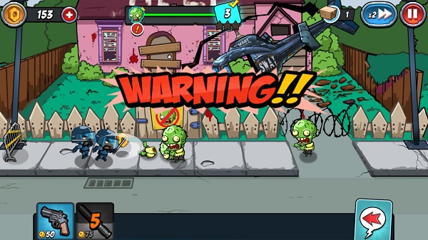 警察大战僵尸2无限金币版截图5