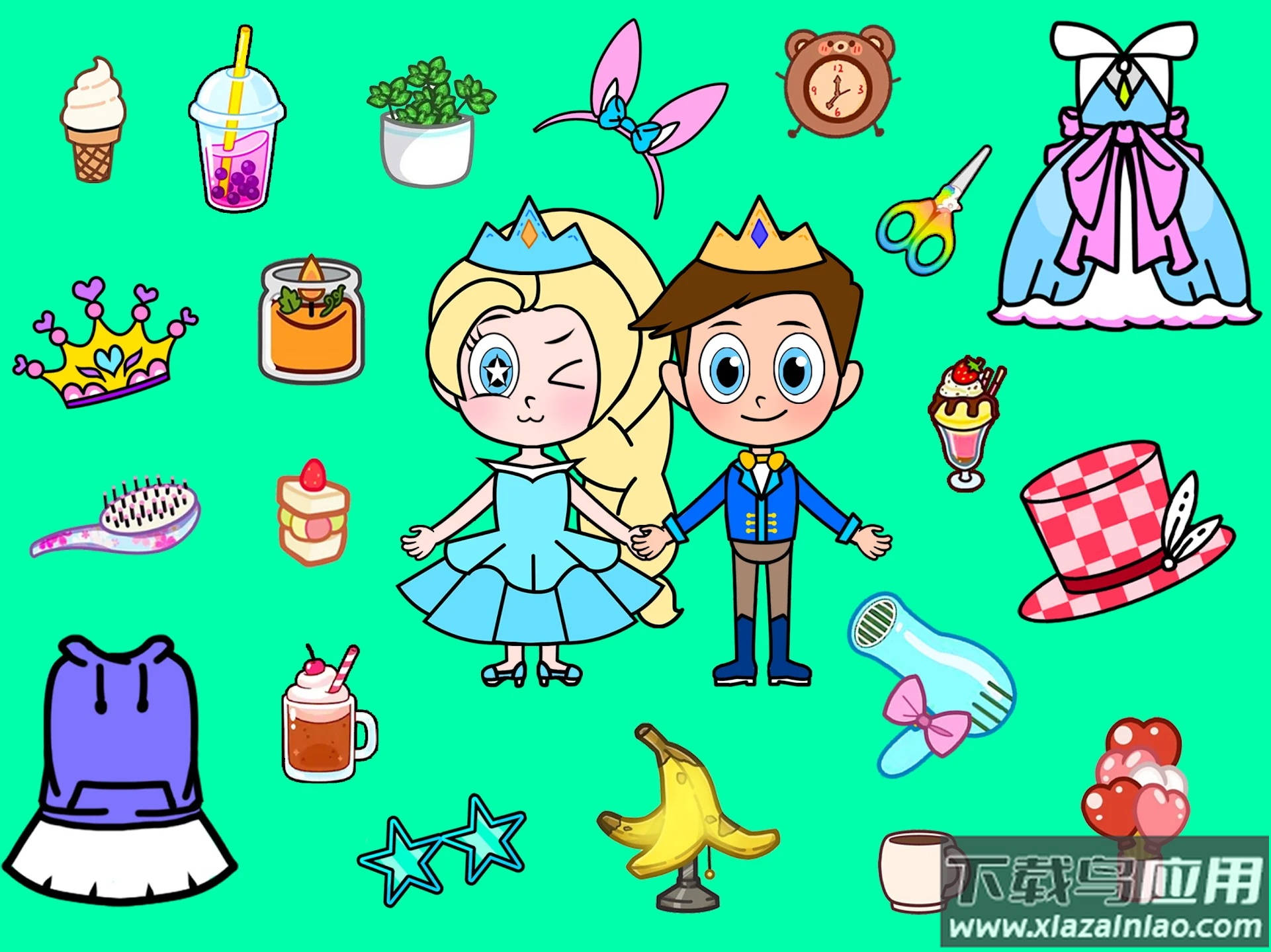 公主小镇世界:公主游戏公主布置房间公主装扮小游戏大全截图