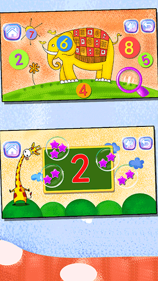 宝宝益智早教学数字截图