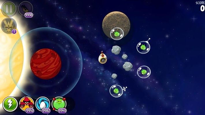 愤怒的小鸟太空版最新版截图