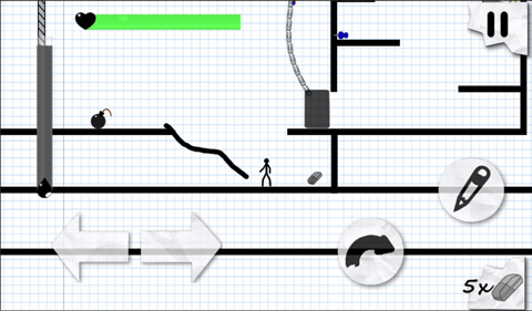 火柴人的冒险游戏(Adventures of Stickman)最新版截图3