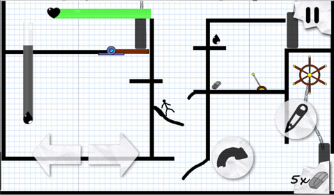 火柴人的冒险游戏(Adventures of Stickman)最新版截图4