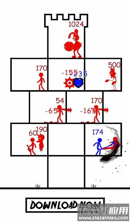 火柴人英雄塔防游戏(Stick Hero: Tower Defense)截图2