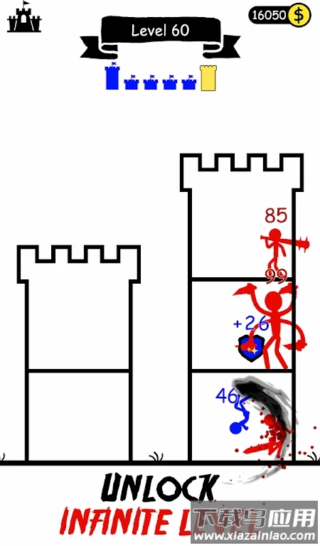 火柴人英雄塔防游戏(Stick Hero: Tower Defense)截图4