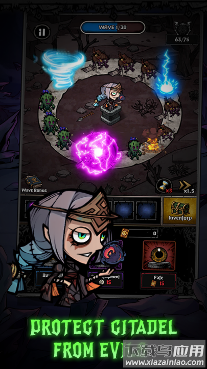 城堡守卫夜袭游戏(Citadel Guardian)截图