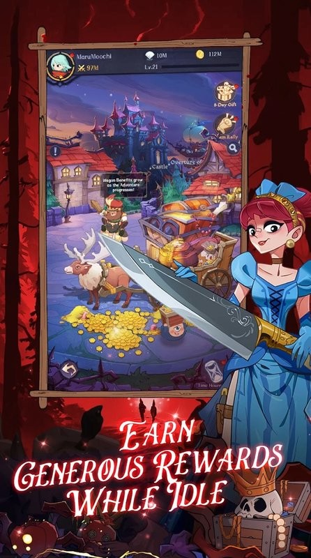 疯狂童话游戏(Madtale: Idle RPG)最新版截图1