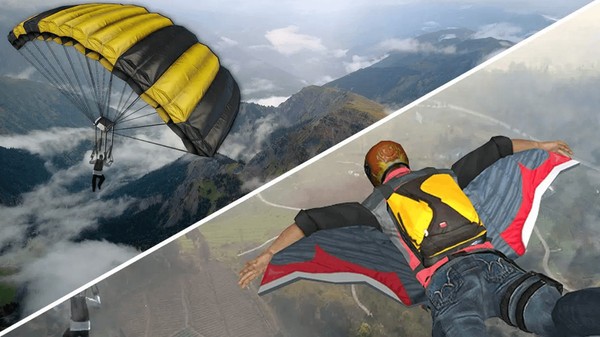 真实模拟飞行翼装飞行游戏截图2